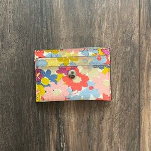 • Floral Coach Card Holder •